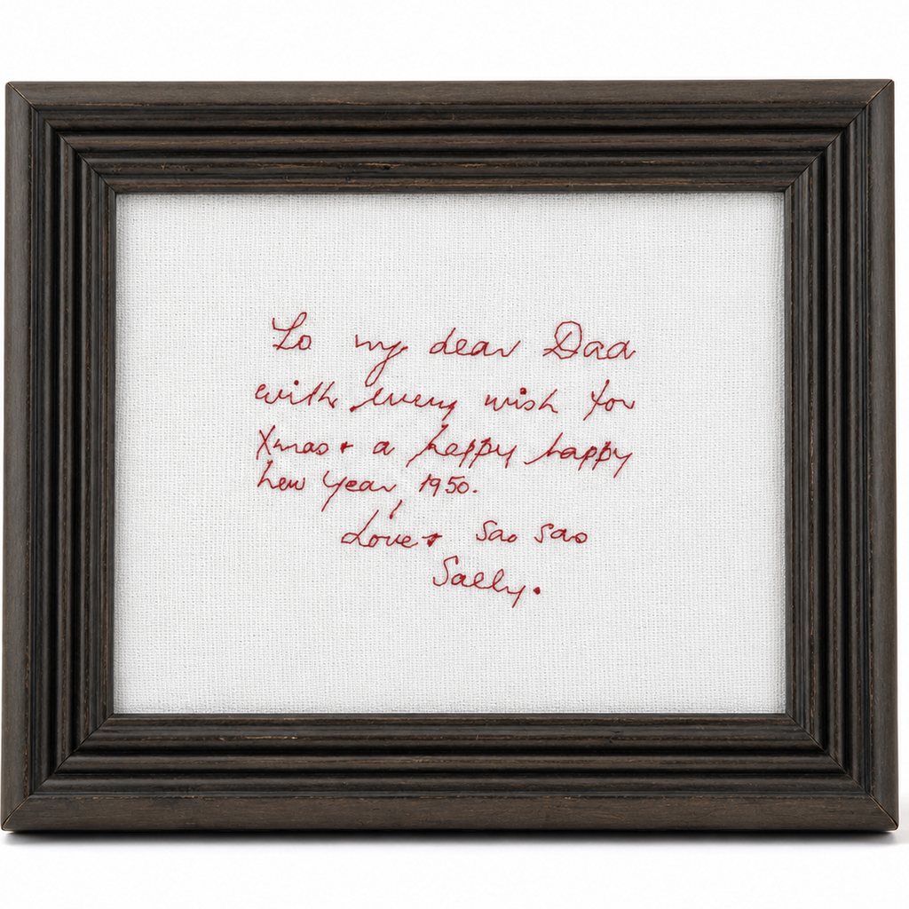 Handwritten, Loved + Forever Remembered