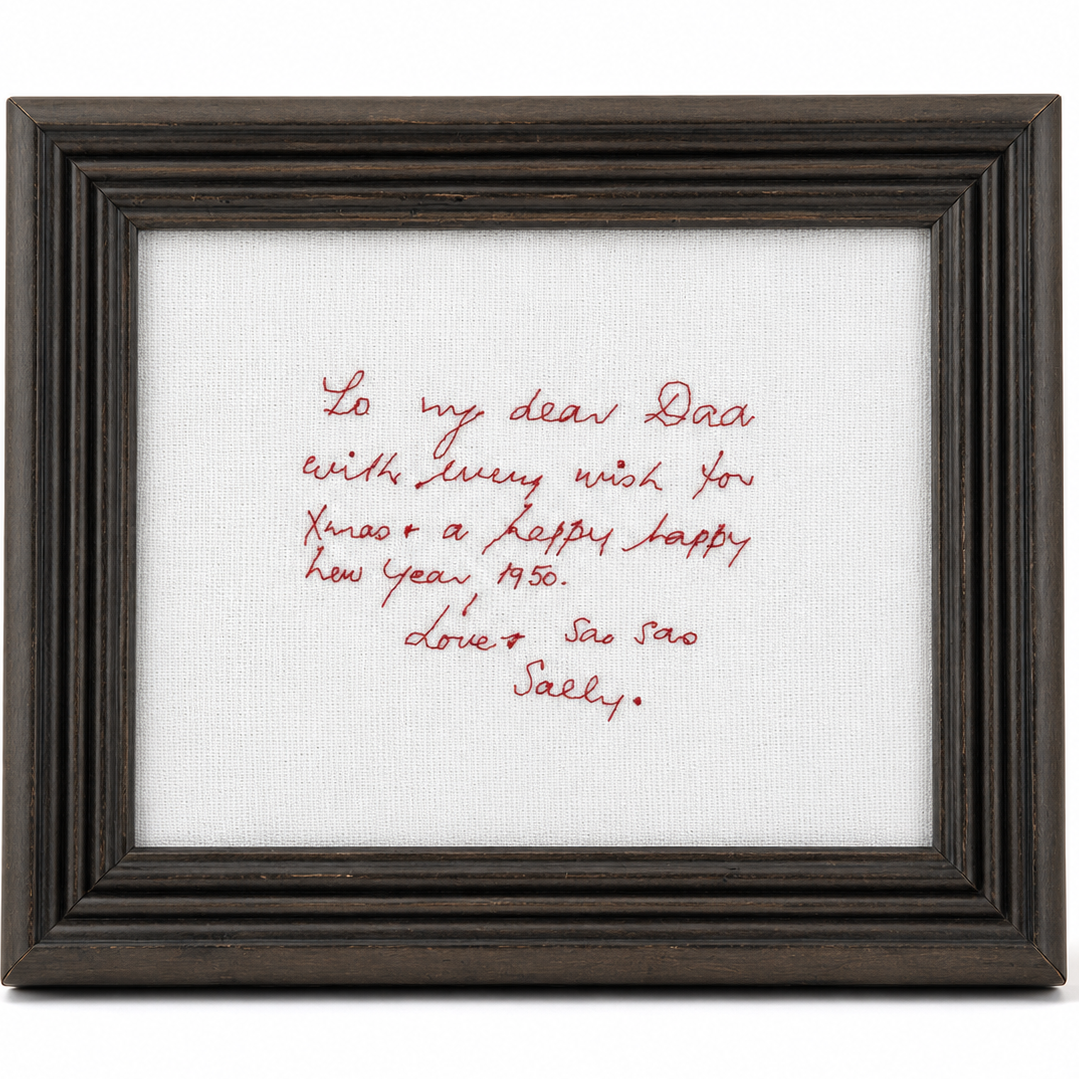 Handwritten, Loved + Forever Remembered