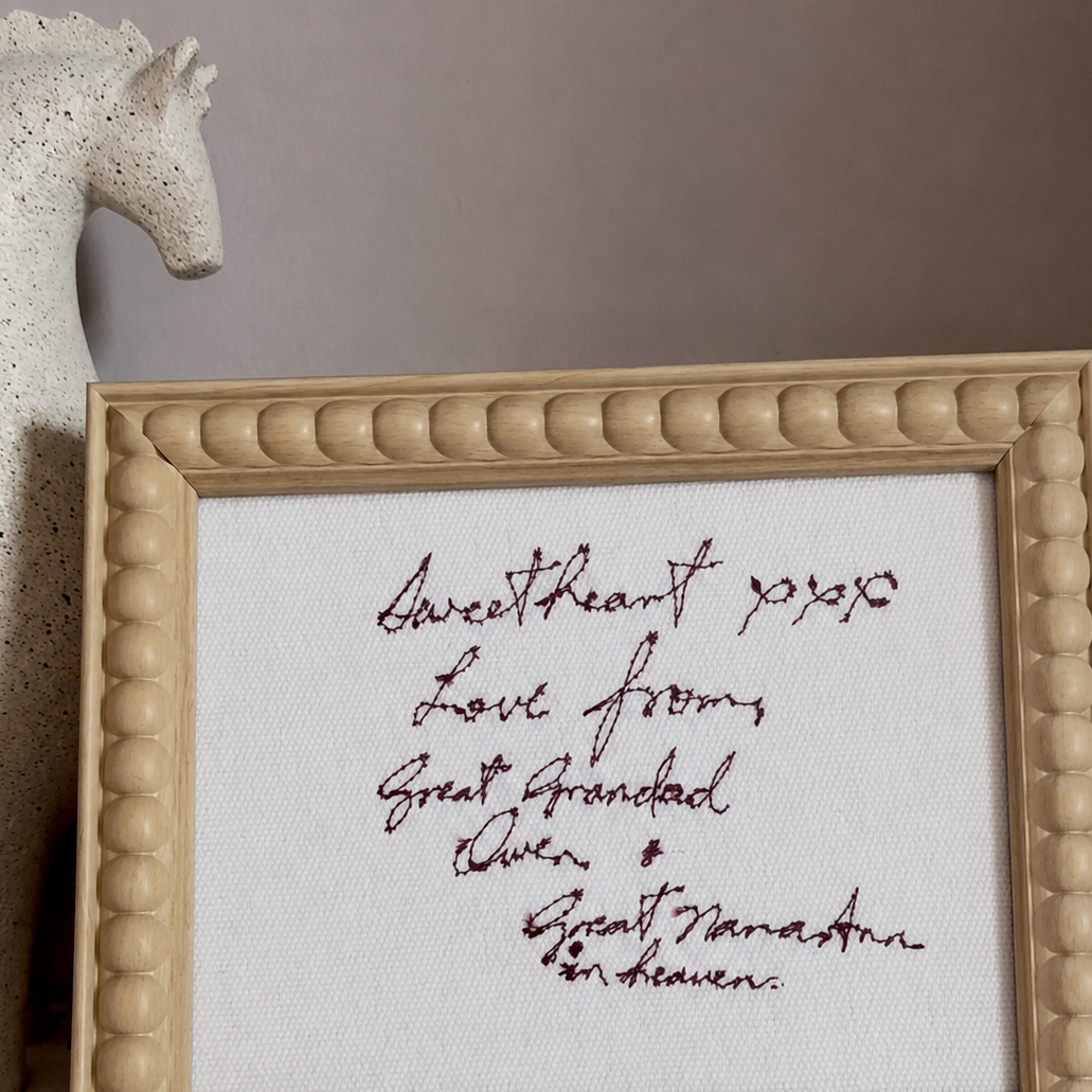 Handwritten, Loved + Forever Remembered